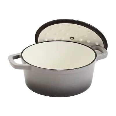 Smith & Clark Cast Iron 5-qt. Round Dutch Oven