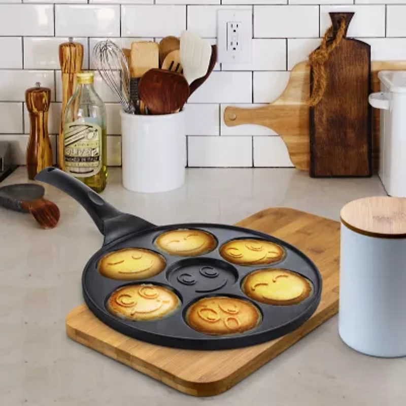 MegaChef Face Emoji 10.5" Pancake Pan