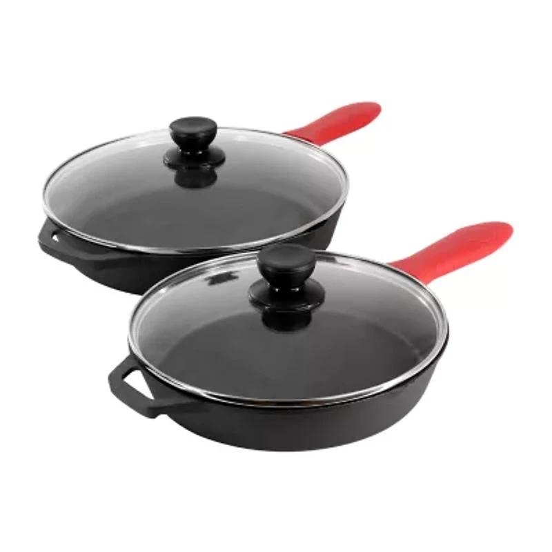 MegaChef Cast Iron 14-pc Cookware Set