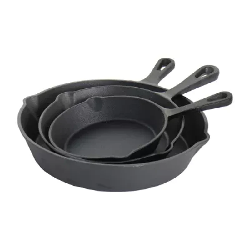 MegaChef Cast Iron 3-pc. Cookware Set