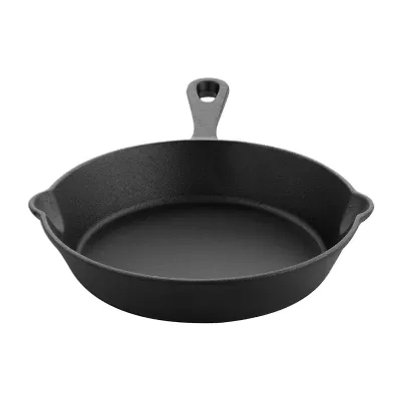 MegaChef Pre-Seasoned Enameled Cast Iron 8" Frying Pan