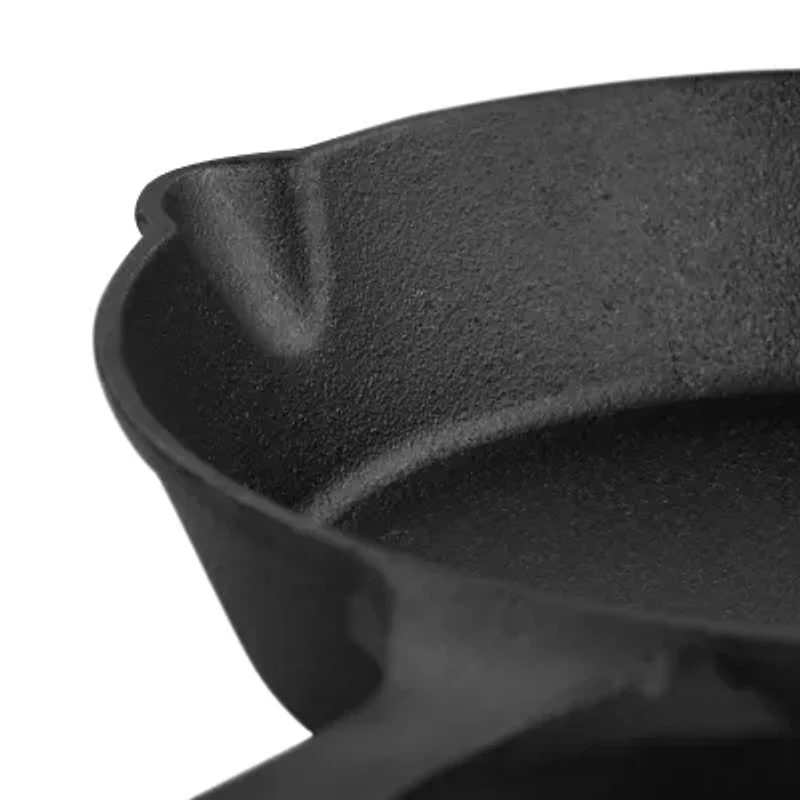 MegaChef Pre-Seasoned Enameled Cast Iron 8" Frying Pan