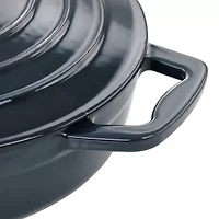 MegaChef Enameled Cast Iron 2-qt. Braising Pan