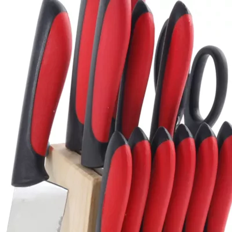 MegaChef 14-pc. Knife Block Set