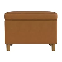 Homepop Dinah Storage Lift-Top Upholstered Ottoman