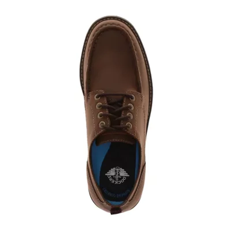 Dockers Walsh Mens Round Closed Toe Oxford Shoes