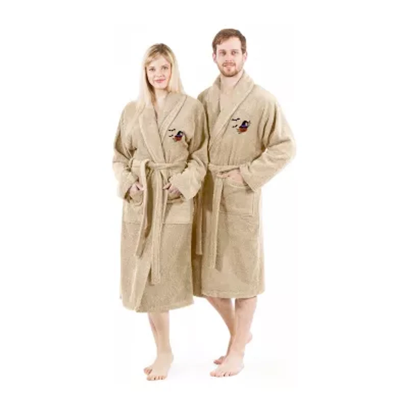Linum Home Textiles Halloween Terry Bathrobe Unisex Adult Cloth Long Sleeve Length Robe