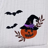 Linum Home Textiles Halloween Smyrna Bathrobe Unisex Adult Long Sleeve Length Robe