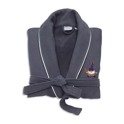 Linum Home Textiles Halloween Waffle Terry Bathrobe Unisex Adult Long Sleeve Length Robe