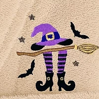 Linum Home Textiles Halloween Terry Bathrobe Unisex Adult Cloth Long Sleeve Length Robe