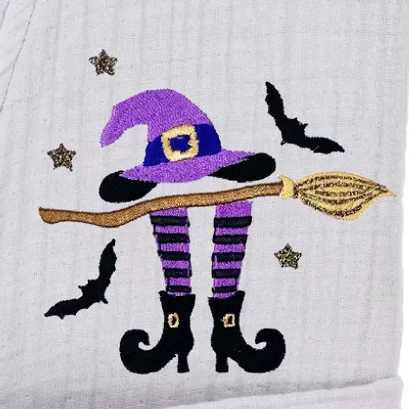 Linum Home Textiles Embroidered Groom Terry Bathrobe Unisex Adult Cloth Long Sleeve Length Robe