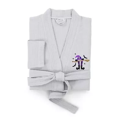 Linum Home Textiles Halloween Smyrna Bathrobe Unisex Adult Long Sleeve Length Robe