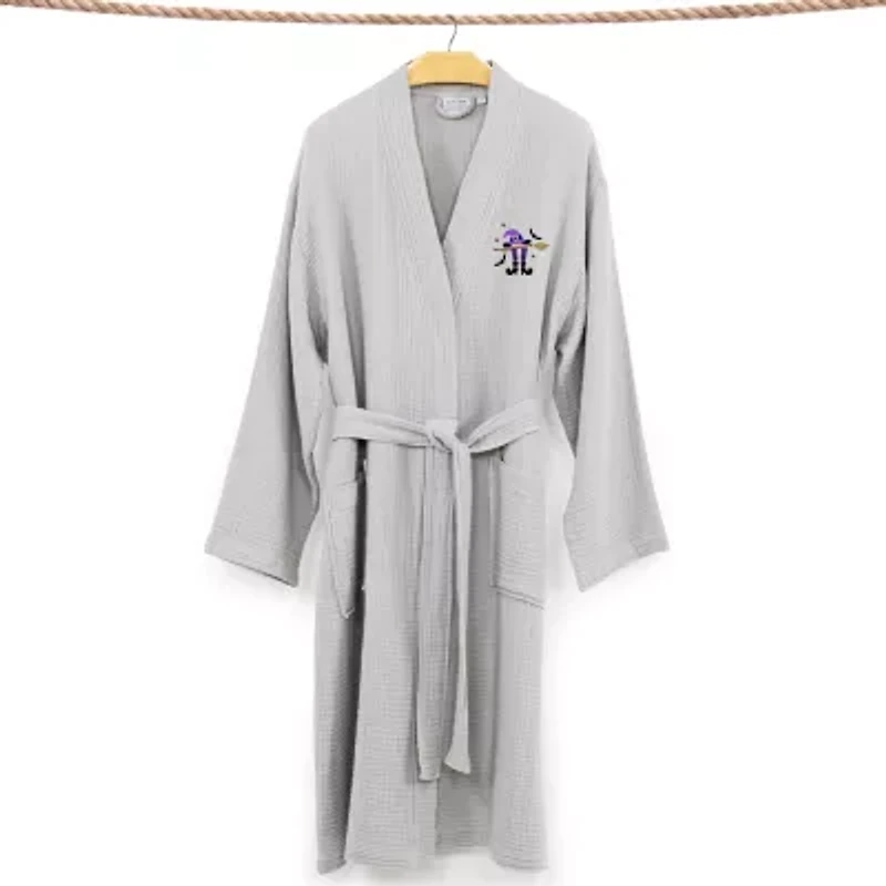 Linum Home Textiles Halloween Smyrna Bathrobe Unisex Adult Long Sleeve Length Robe