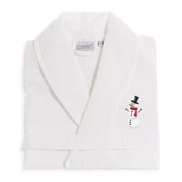 Linum Home Textiles Halloween Waffle Weave Bathrobe Unisex Adult Long Sleeve Length Robe