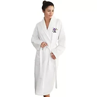 Linum Home Textiles Halloween Waffle Weave Bathrobe Unisex Adult Waffle Long Sleeve Long Length Robe