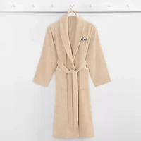 Linum Home Textiles Embroidered His Terry Bathrobe Unisex Adult Cloth Long Sleeve Length Robe
