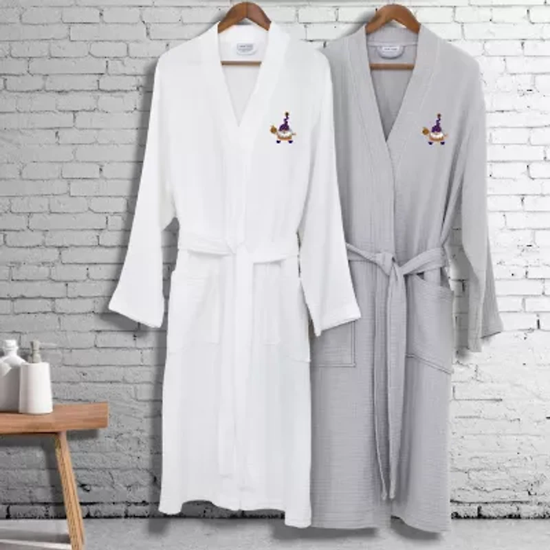 Linum Home Textiles Halloween Smyrna Bathrobe Unisex Adult Long Sleeve Length Robe