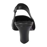 Easy Street Dessa Womens Pointed Closed Toe Stiletto Heel Pumps