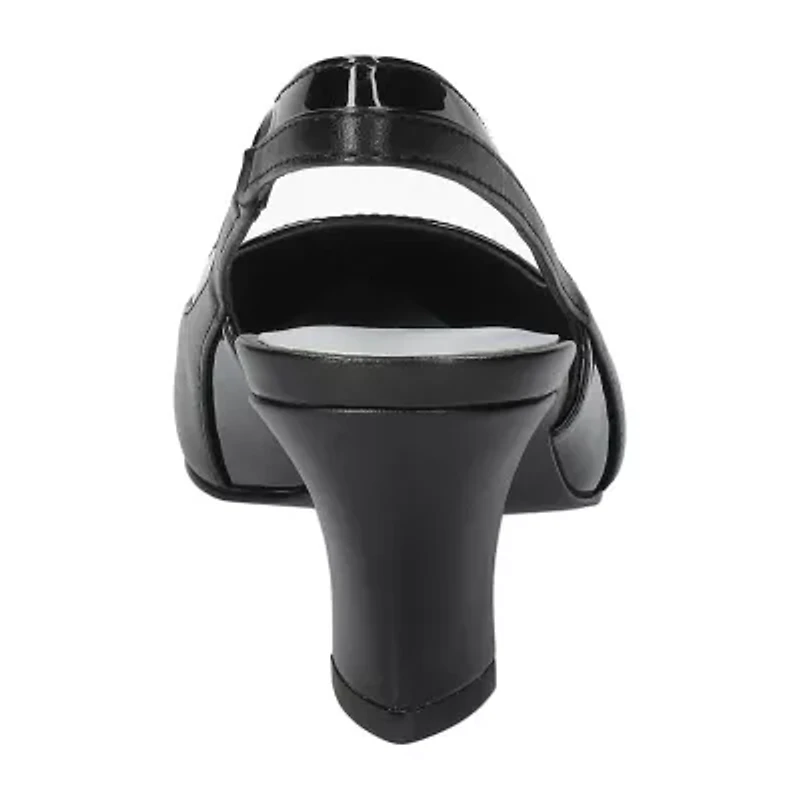 Easy Street Dessa Womens Pointed Closed Toe Stiletto Heel Pumps