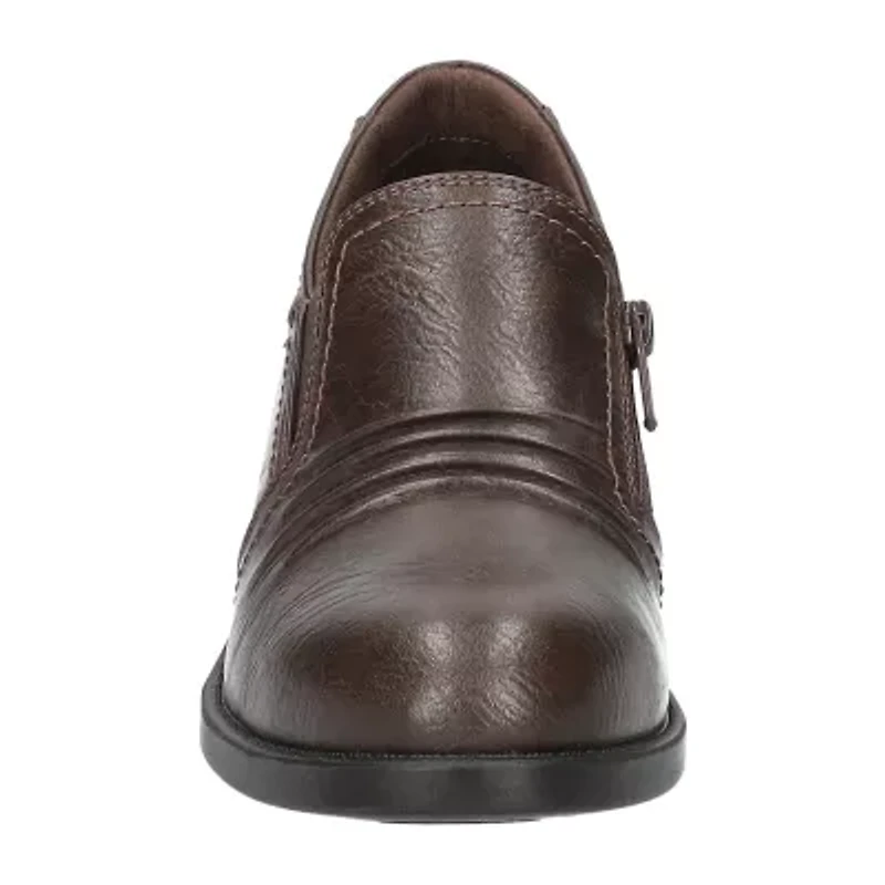 Easy Street Womens Joplin Block Heel Booties