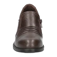 Easy Street Womens Joplin Block Heel Booties