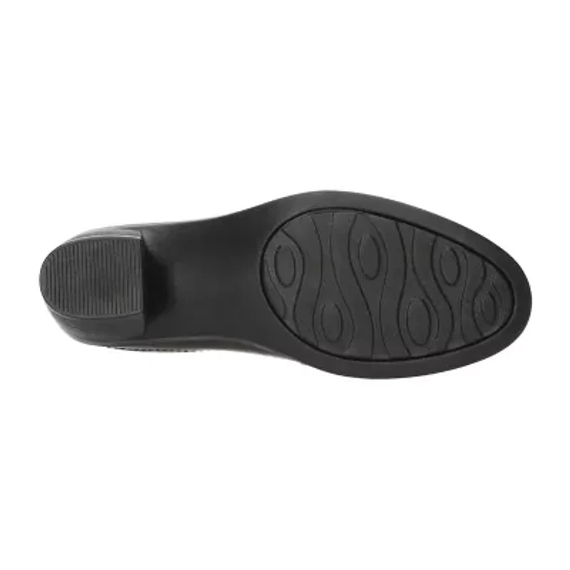 Easy Street Womens Joplin Block Heel Booties