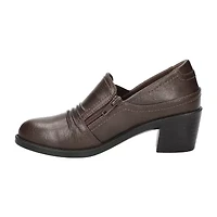 Easy Street Womens Joplin Block Heel Booties