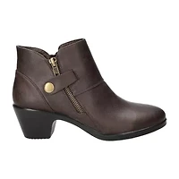 Easy Street Womens Fritzi Block Heel Booties