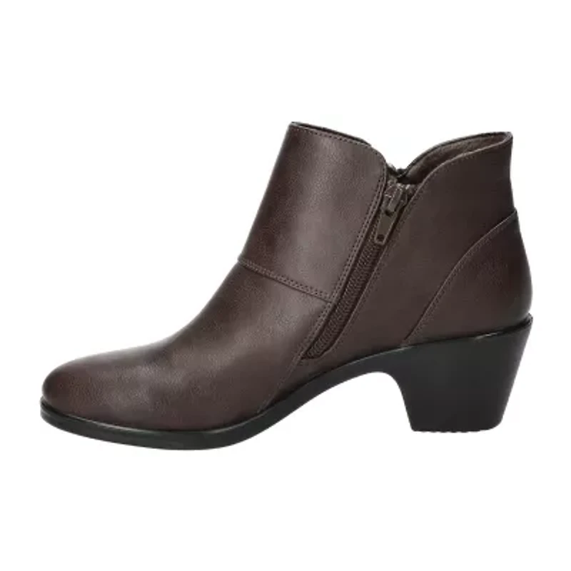 Easy Street Womens Fritzi Block Heel Booties
