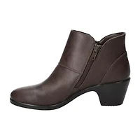 Easy Street Womens Fritzi Block Heel Booties
