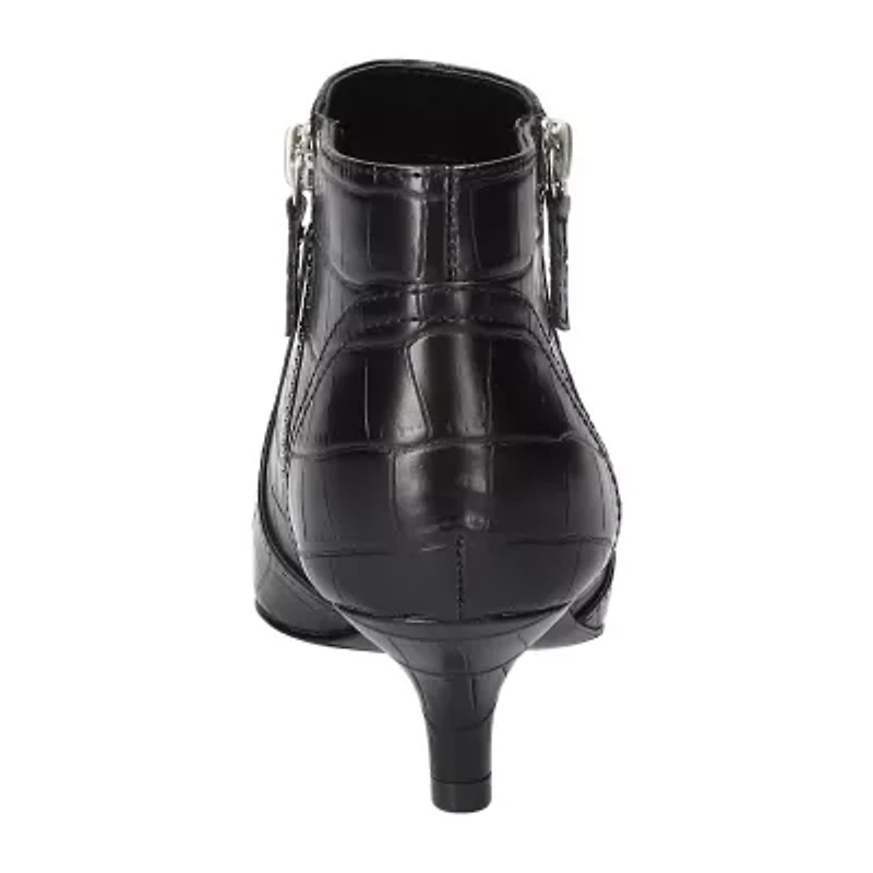 Easy Street Womens Annalee Kitten Heel Dress Boots