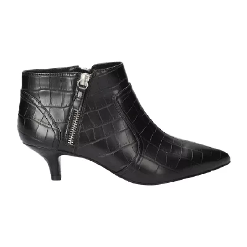 Easy Street Womens Annalee Kitten Heel Dress Boots