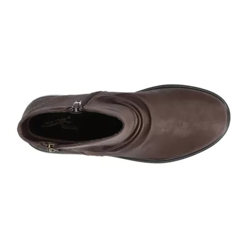 Easy Street Womens Lyra Flat Heel Booties