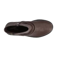 Easy Street Womens Lyra Flat Heel Booties