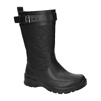 Easy Street Womens Blizzard Flat Heel Booties