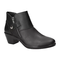 Easy Street Womens Fritzi Block Heel Booties