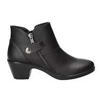 Easy Street Womens Fritzi Block Heel Booties