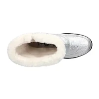 Easy Street Womens Cuddle Flat Heel Booties