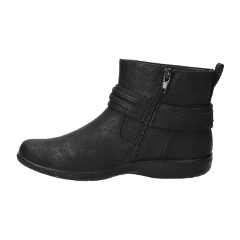 Easy Street Womens Exeter Flat Heel Booties