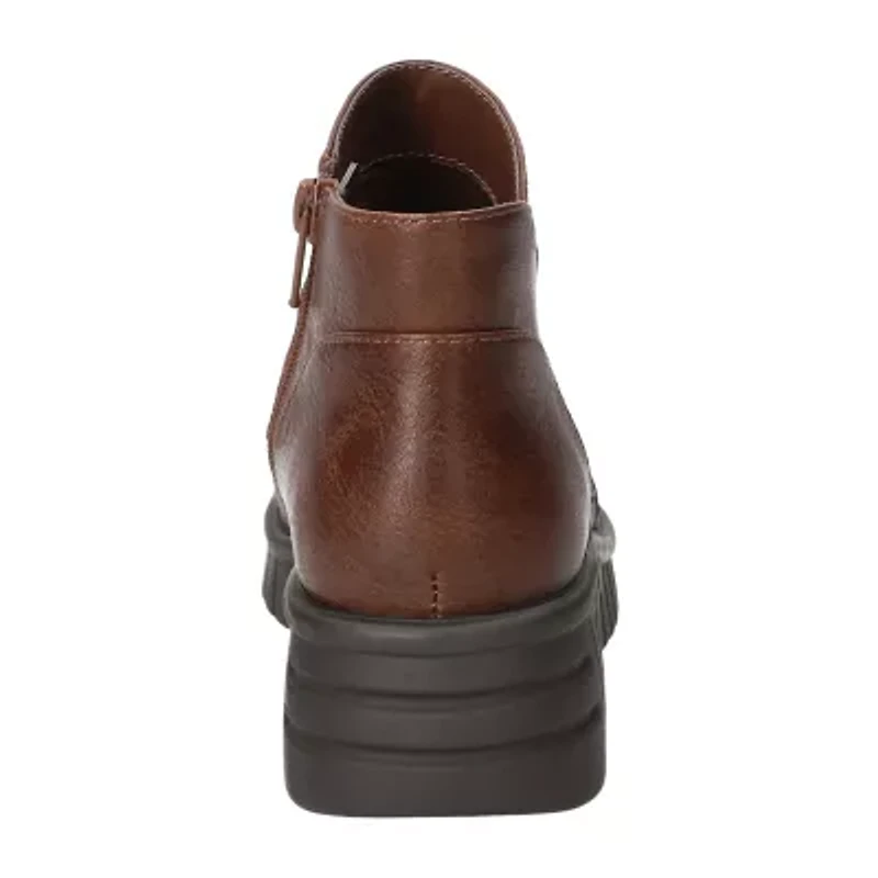 Easy Street Womens Rayleen Flat Heel Booties