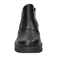 Easy Street Womens Rayleen Flat Heel Booties
