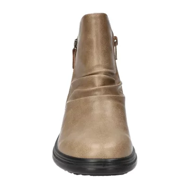 Easy Street Womens Lyra Flat Heel Booties