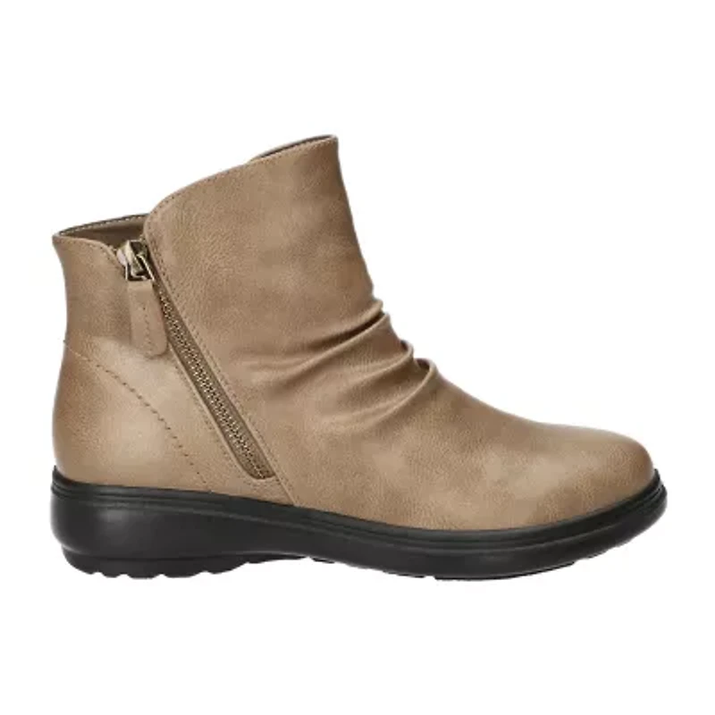 Easy Street Womens Lyra Flat Heel Booties