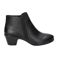 Easy Street Womens Langley Block Heel Booties