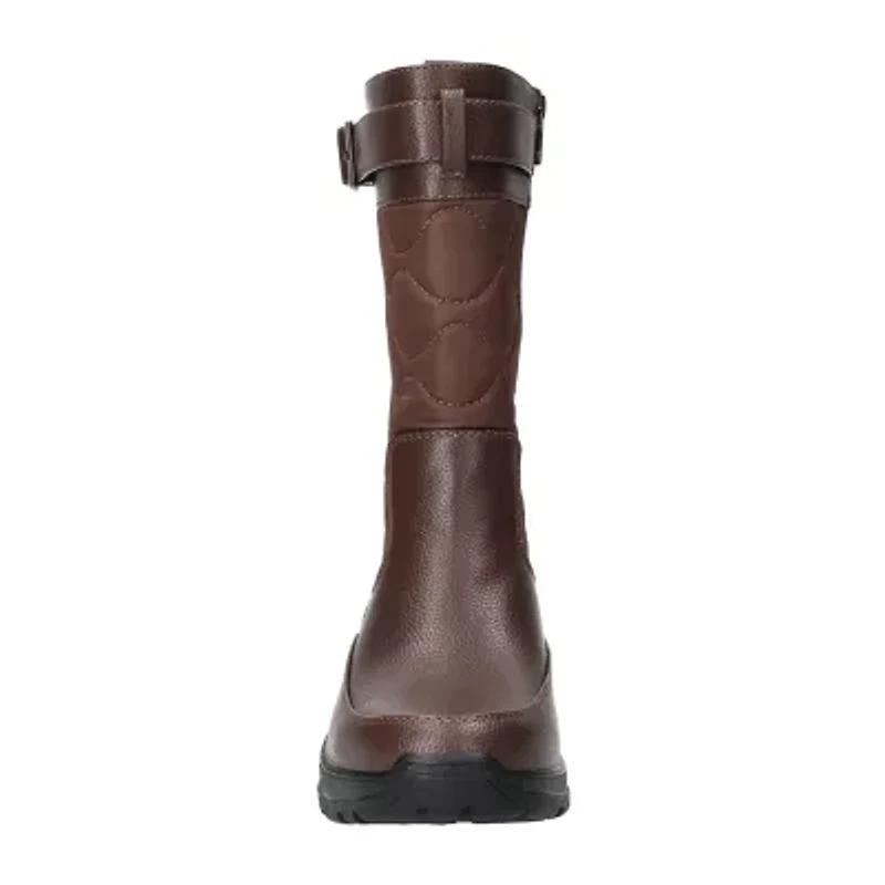 Easy Street Womens Blizzard Flat Heel Booties