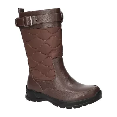 Easy Street Womens Blizzard Flat Heel Booties