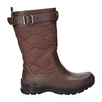 Easy Street Womens Blizzard Flat Heel Booties