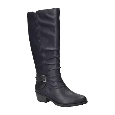 Easy Street Womens Tenille Flat Heel Riding Boots