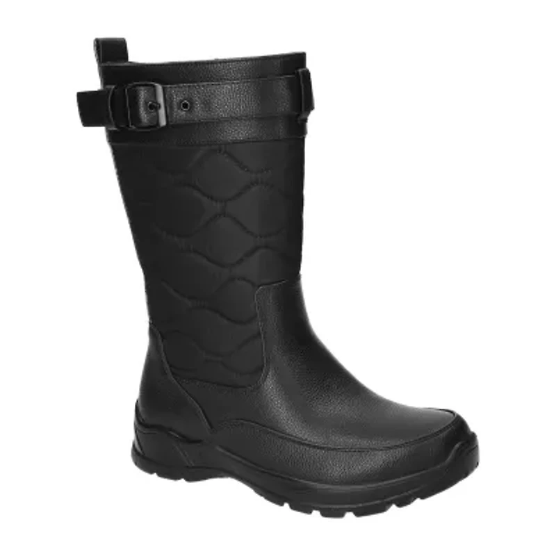 Easy Street Womens Blizzard Flat Heel Booties