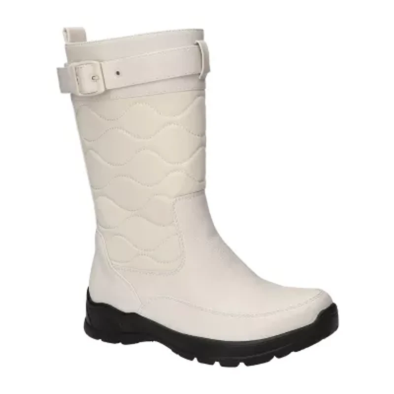 Easy Street Womens Blizzard Flat Heel Booties